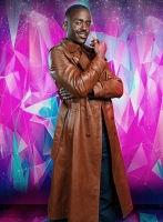 (image for) Ncuti Gatwa Doctor Who Leather Long Coat