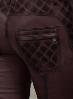 (image for) Carrier Burnt Wine Leather Pants