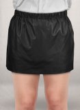 (image for) Leather Skirt With Elastic Waist