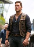 (image for) Chris Pratt Jurassic World Fallen Kingdom Leather Vest