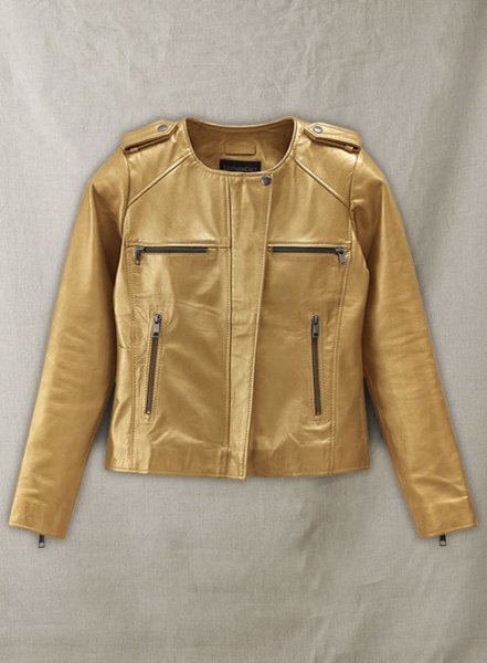 (image for) Golden Lizzy Caplan Now You See Me 2 Leather Jacket