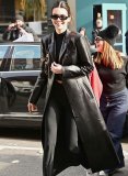 (image for) Kendall Jenner Leather Long Coat