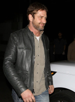 (image for) Gerard Butler Leather Jacket #3