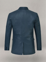 (image for) Soft Winsor Blue Leather Blazer