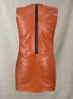 (image for) Shiny Old Tan Bonfire Leather Dress - # 752