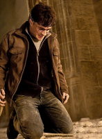 (image for) Daniel Radcliffe Harry Potter and Deathly Hallows Leather Jacket