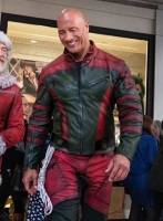 (image for) Dwayne Johnson Red One Leather Jacket