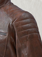 (image for) Firefly Moto Spanish Brown Biker Leather Jacket