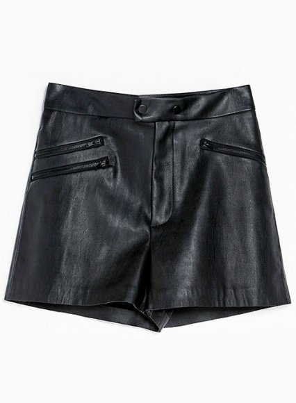 Leather Cargo Shorts Style # 380