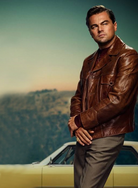 (image for) Leonardo DiCaprio Once Upon a Time in Hollywood Leather Jacket