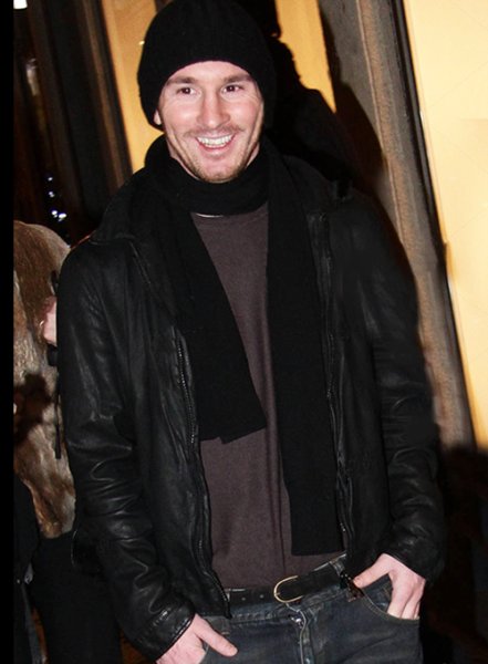 (image for) Lionel Messi Leather Jacket #2