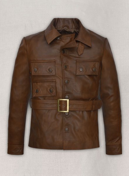 (image for) Harris Dickinson The Kingsman Leather Jacket