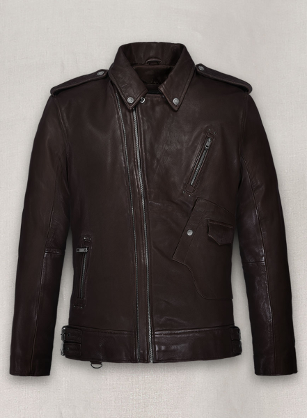 (image for) Falcon Brown Rider Leather Jacket