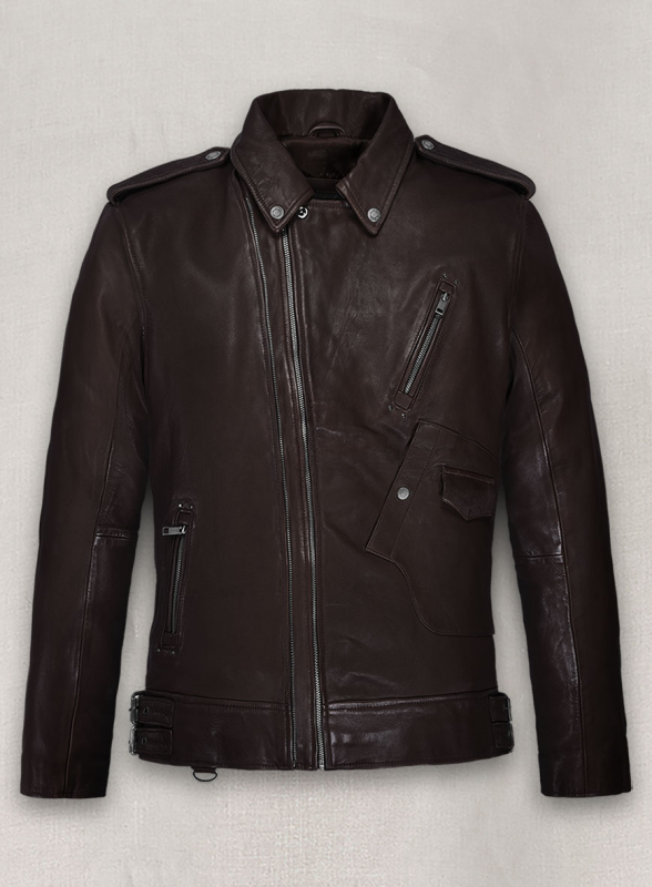 (image for) Falcon Brown Rider Leather Jacket