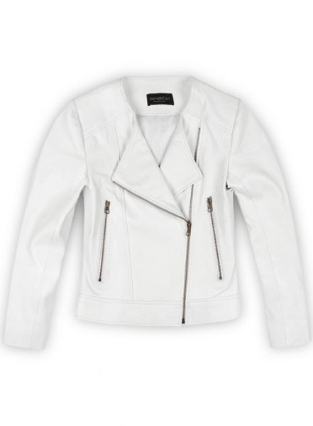 (image for) White Leather Jacket # 237