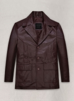 (image for) Johnny Depp Donnie Brasco Leather Blazer