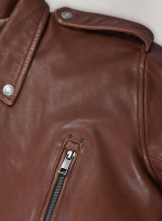 (image for) Falcon Tan Rider Leather Jacket