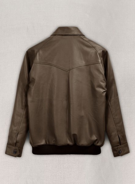 (image for) Soft Scottish Brown David Leather Jacket #2