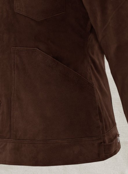 (image for) Brown Frodo Suede Leather Jacket