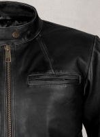 (image for) Rubbed Black Zac Efron 17 Again Leather Jacket