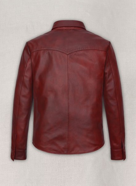 (image for) Spanish Red Classic Leather Shirt