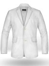 (image for) White Medieval Leather Blazer