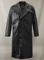 (image for) Javier Bardem Skyfall Leather Trench Coat