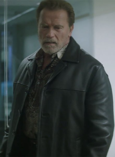 (image for) Arnold Schwarzenegger Aftermath Leather Jacket