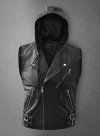 (image for) Leather Hood Vest # 309