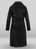 (image for) Katherine Waterston Fantastic Beasts Leather Long Coat