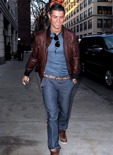 (image for) Cristiano Ronaldo Leather Jacket #2