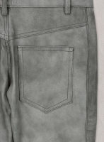 (image for) Harbor Gray Leather Biker Jeans #511