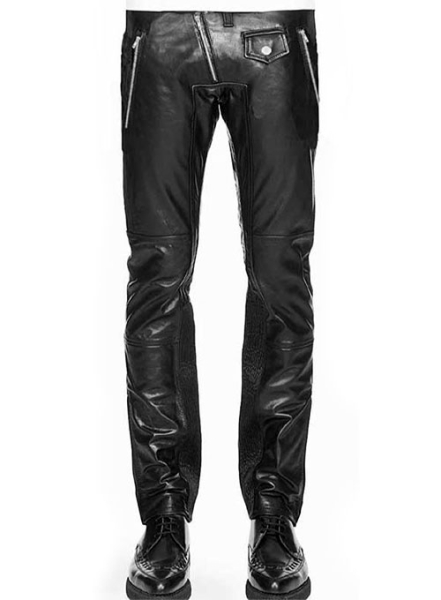 (image for) Normandie Leather Biker Jeans