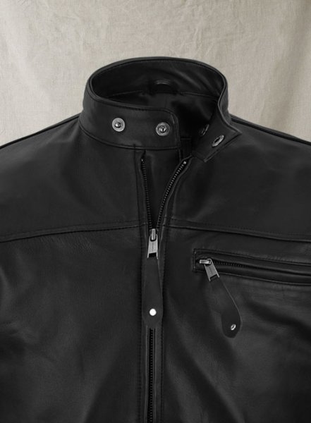 (image for) Black Keanu Reeves Leather Jacket