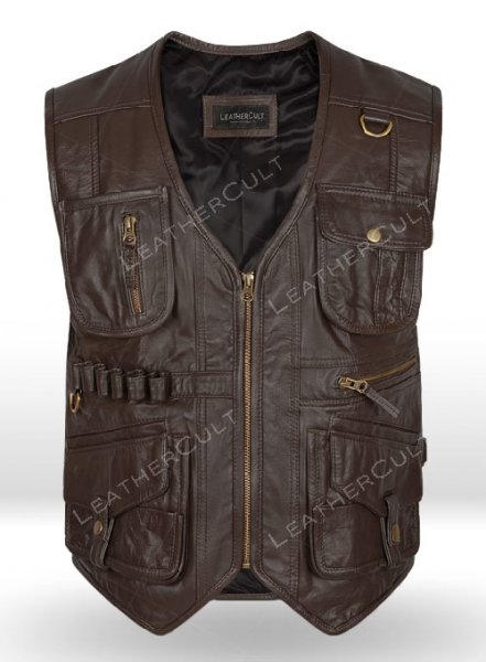 (image for) Chris Pratt Jurassic World Fallen Kingdom Leather Vest