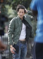 (image for) Adrien Brody American Heist Leather Jacket