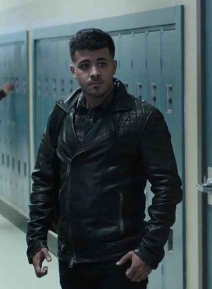 (image for) Christian Navarro 13 Reasons Why Leather Jacket