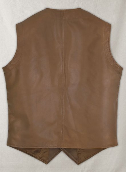 (image for) Shawl Lapel Leather Vest