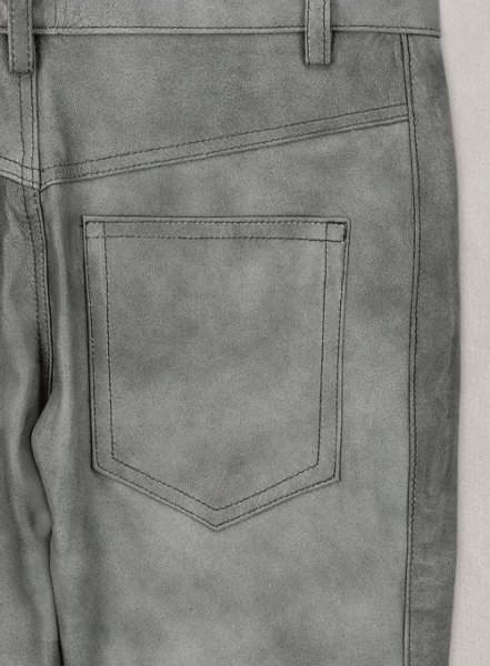 (image for) Harbor Gray Leather Biker Jeans #511