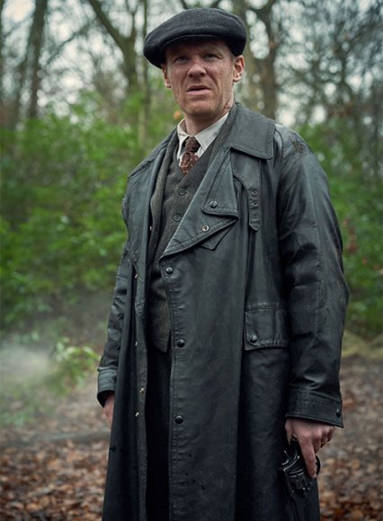 Brian Gleeson Peaky Blinders Leather Long Coat