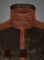 (image for) Brown Aiden Pearce Watch Dog Leather Trench Coat