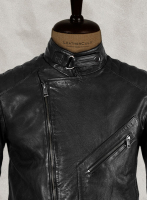 (image for) Thick Goat Black Washed & Wax David Leather Jacket