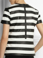 (image for) Zebra Stripe Leather Top Style # 62