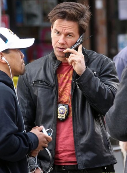 (image for) Mark Wahlberg The Other Guys Leather Jacket