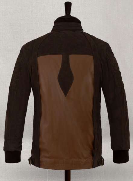 (image for) Dark Tan Daniel Radcliff Horns Leather Jacket