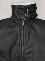 (image for) B3 Aviator Black Leather Jacket