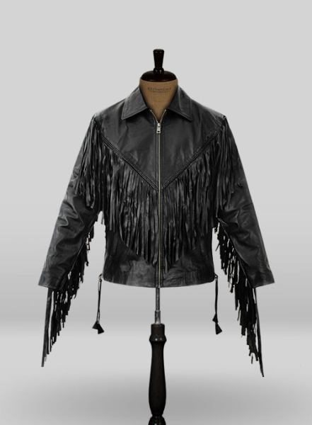 (image for) Leather Fringe Jacket #1006