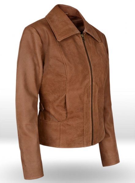 (image for) Jennifer Lopez Gigli Leather Jacket