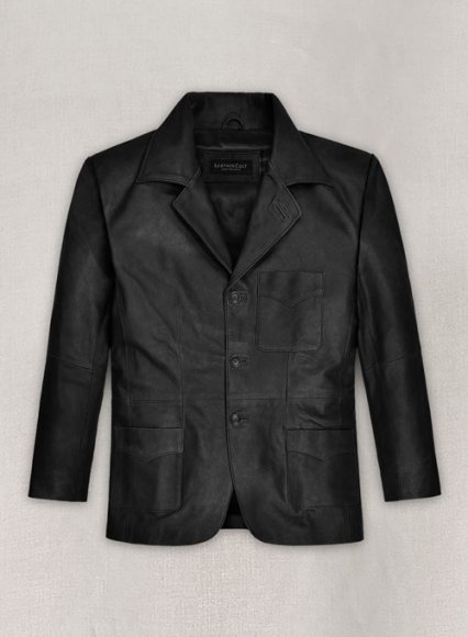 (image for) Ben Stiller Leather Blazer