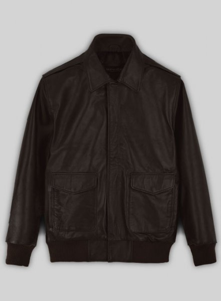 (image for) Steve Carell Welcome to Marwen Bomber Leather Jacket